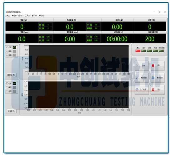 緩沖彈簧疲勞測試機試驗曲線 緩沖彈簧疲勞測試機試驗曲線